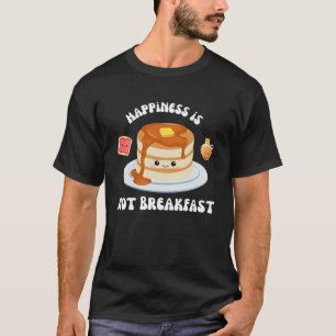 National Hot Breakfast Month Funny Foodie Pancakes T-Shirt