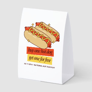 National Hot Dog Day Retro Food Art