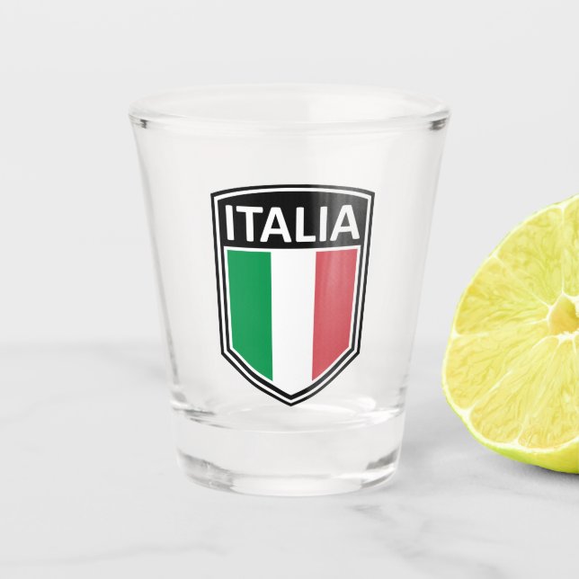 National - Italia Shot Glass (Front)