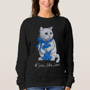 National Juvenile Arthritis Awareness Month Blue R Sweatshirt