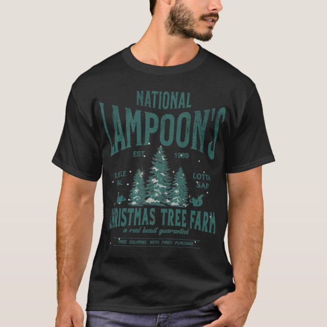 National Lampoon Christmasree Farm boy T-Shirt (Front)