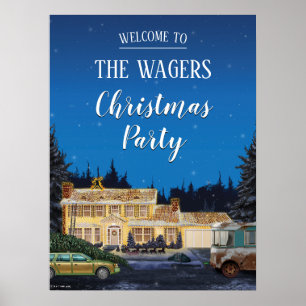 National Lampoon's Christmas Party Welcome Sign