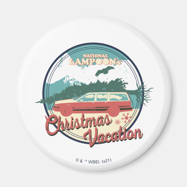 National Lampoon's Christmas Vacation Badge Magnet (Front)
