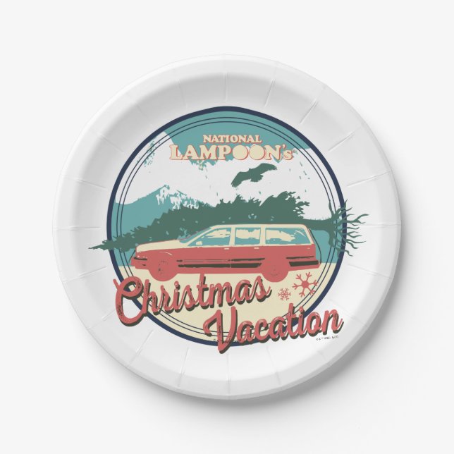National Lampoon's Christmas Vacation Badge Paper Plate (Front)