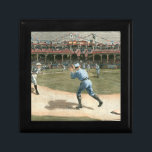 National League Baseball Game 1886 Gift Box<br><div class="desc">Painting of a National League baseball game from 1886. You can practically smell the peanuts,  popcorn and dust of the infield emanating from this piece. This would make a great addition to your home!</div>