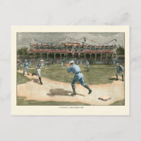 National League Baseball Game 1886