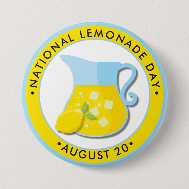 National Lemonade Day 7.5 Cm Round Badge (Front)