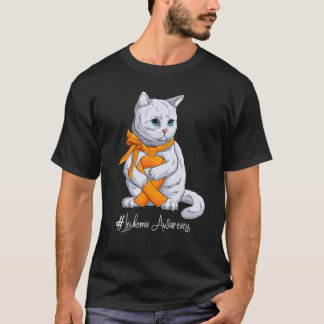 National Leukaemia Awareness Month Orange Ribbon C T-Shirt