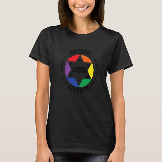 National Lgbtq Security Bisexual Transgender Diver T-Shirt (Front)