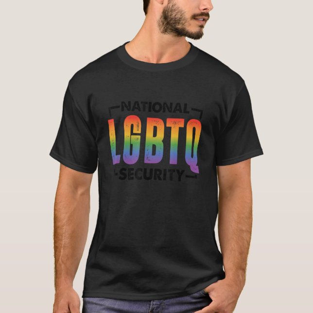 National Lgbtq Security Bisexual Transgender Diver T-Shirt (Front)