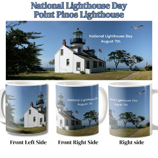 National Lighthouse Day Point Pinos California Coffee Mug