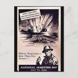 National Maritime Day Postcard