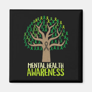 National mental health awareness month tree magnet