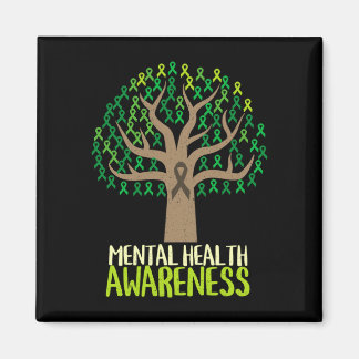 National mental health awareness month tree magnet
