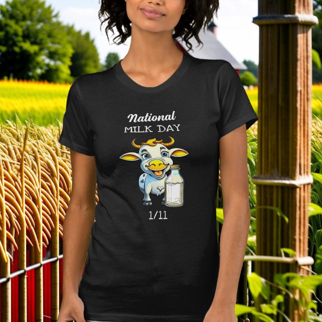 National Milk Day January 11th T-Shirt (Creator Uploaded)