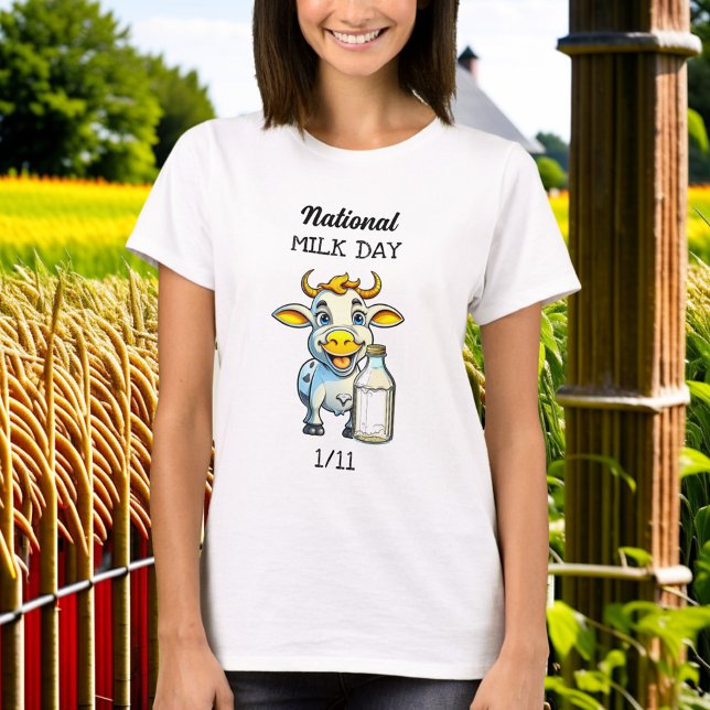 National Milk Day January 11th T-Shirt (Creator Uploaded)
