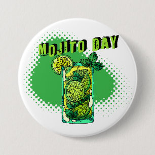 National Mojito Day 7.5 Cm Round Badge