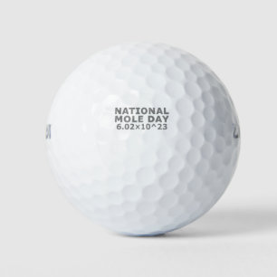 National Mole Day Golf Balls