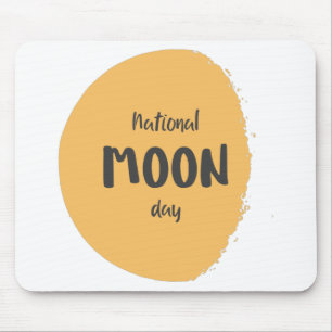 National Moon Day Mouse Pad