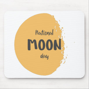 National Moon Day Mouse Pad
