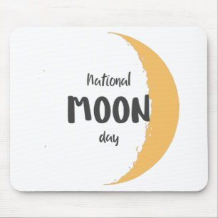 National Moon Day Mouse Pad