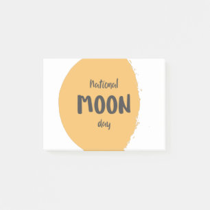 National Moon Day Post-it Notes