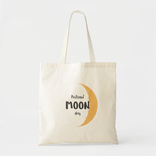 National Moon Day Tote Bag (Front)