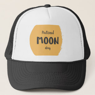 National Moon Day Trucker Hat