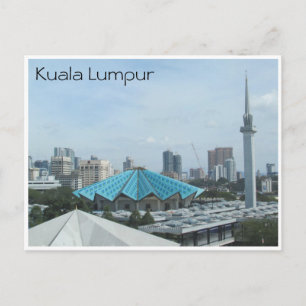 national mosque kl postcard