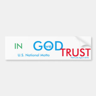 National motto bumper-CPCF Bumper Sticker
