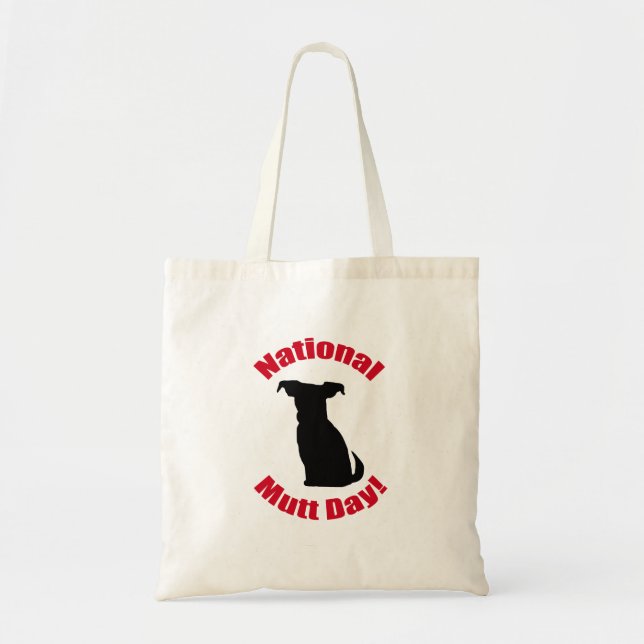 National Mutt Day Tote Bag (Front)