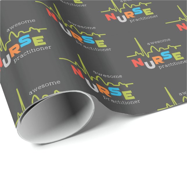 National Nurse Practitioner Week Awesome Wrapping Paper (Roll Corner)