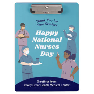 National Nurses Day Customizable Clipboard