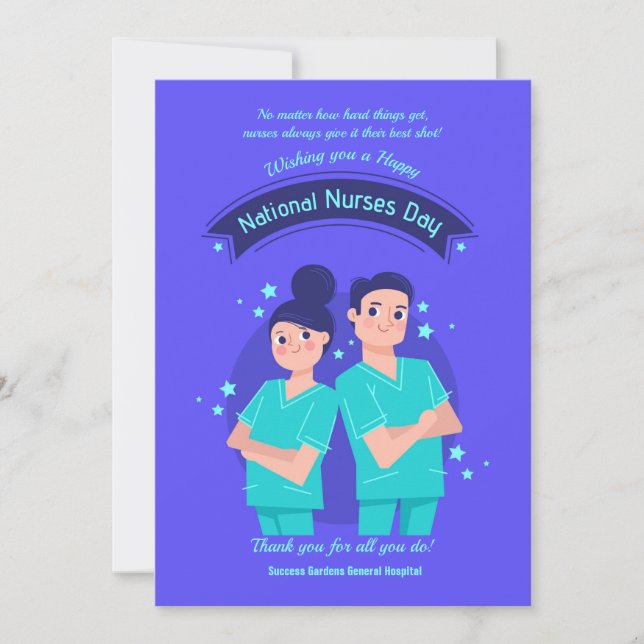 National Nurses Day Greeting Card (Front)