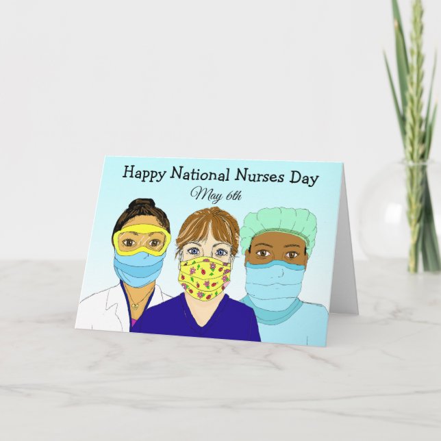 National Nurses Day May 6th Card (Front)