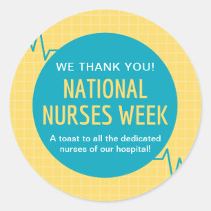 National Nurses Week Classic Round Sticker