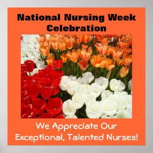 National Nursing Week Celebration art Appreciation Poster
