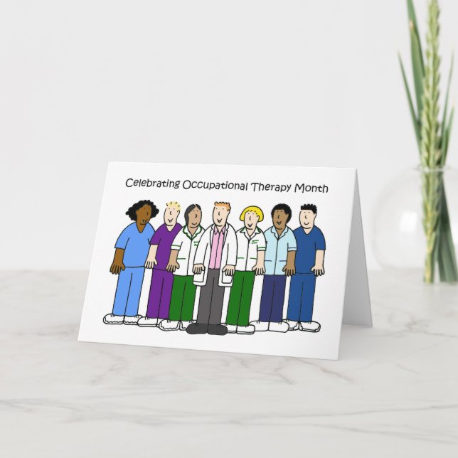 National Occupational Therapy Month. Card (Front)