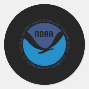 National Oceanic And Atmospheric Administration No Classic Round Sticker
