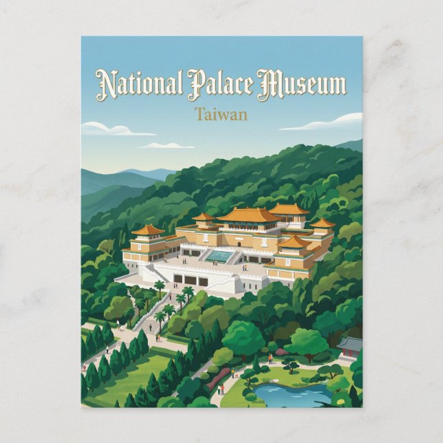 National Palace Museum Taiwan Postcard (Front)
