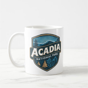 National Park Acadia Emblem Coffee Mug