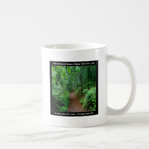 National Park Anniversary Hot Springs Mt Trail Coffee Mug