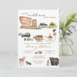 National Park Baby shower invitation dainty<br><div class="desc">National Park themed baby shower invitation

Personalise / Customise all texts 
5x7 Portrait / Vertical invitation</div>