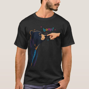 National Park Bear Nose Boop Wildlife Nature Grizz T-Shirt