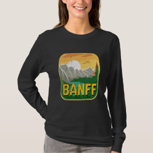 National Park Canada Alberta Banff Camping Mountai T-Shirt