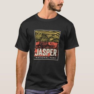 National Park Canada Jasper Souvenir Deer Camping T-Shirt
