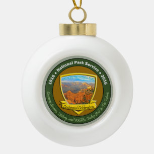 National Park Centennial Christmas Grand Canyon Ceramic Ball Christmas Ornament