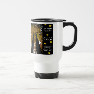 National Park Centennial Hot Springs Autumn Gold Travel Mug