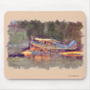 National Park Float Plane Taking-off from Lake Mouse Pad