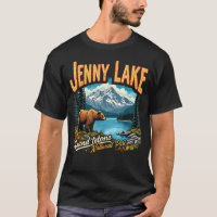 National Park Jenny Lake Vintage Trip Vacation